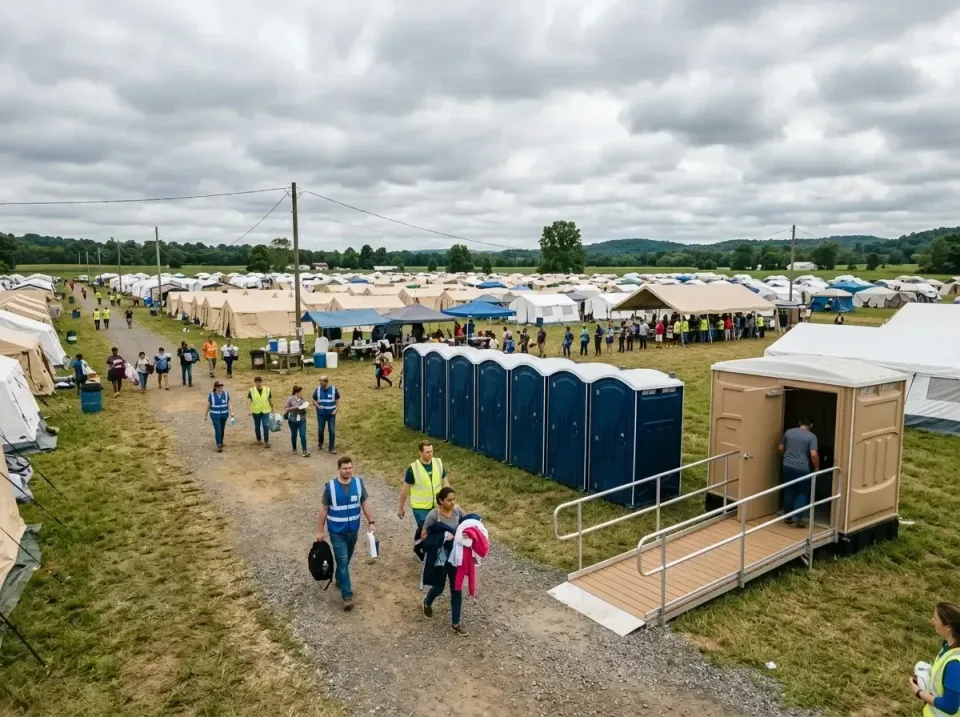 disaster-relief-camp-restrooms-010 — frequently asked questions, Dumpster & Portable Bathrooms Rental in Trenton, IL